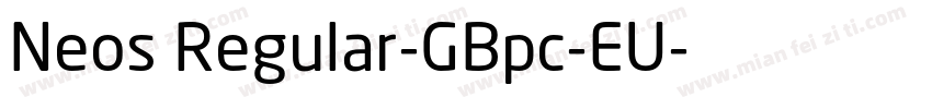 Neos Regular-GBpc-EU字体转换